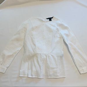 Marc Jacobs Button Embellished Cotton Blouse 4